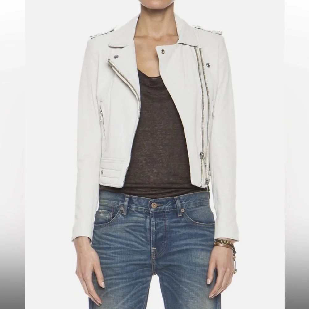 IRO Leather Moto Jacket - Picture 2 of 14